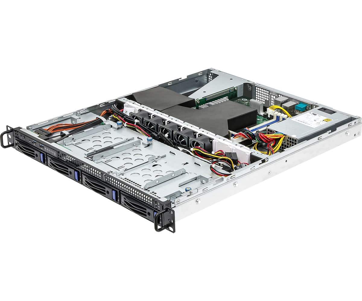 Platforma ASRock Rack 1U AMD Ryzen 4xLFF — zdjęcie 1 z 4