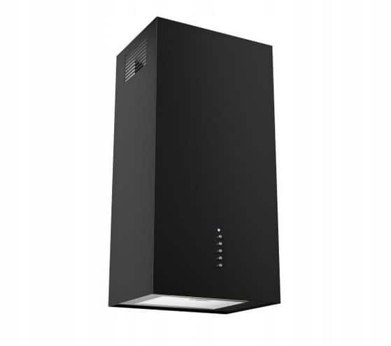 Okap kominowy AKPO WK-4 CUBERA WL CZARNY MAT T520 M3 / CZARNY FILTR ALUMINIOWY — zdjęcie 1 z 2