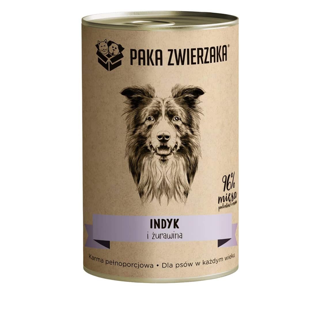 Paka Zwierzaka Indyk i źurawina 400g — zdjęcie 1 z 2