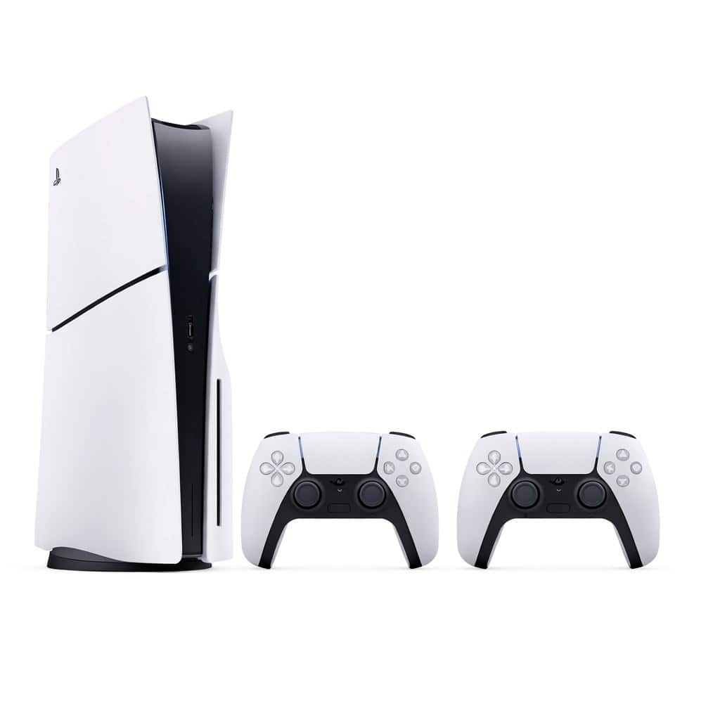Konsola Sony PlayStation 5 Slim 1Tb white +2 kontrolery — zdjęcie 1 z 2