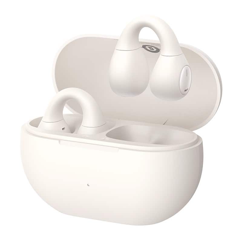 Słuchawki powietrzne Baseus Bass 15 Clip Open-Ear białe — zdjęcie 1 z 8