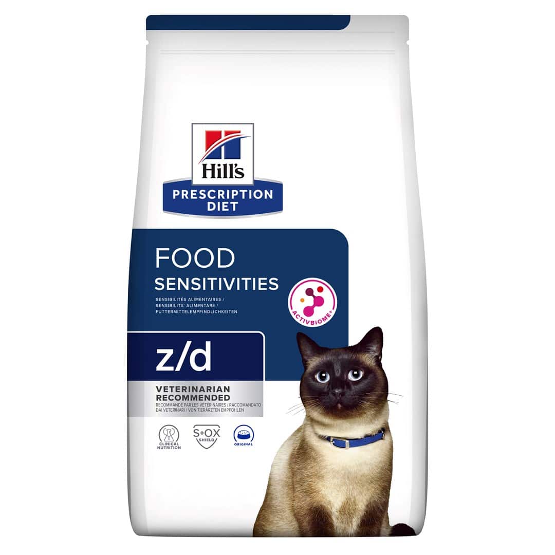 HILL'S Prescription Diet Food Sensitivities z/d Feline - sucha karma dla kota - 3 kg (WYPRZEDAŻ)