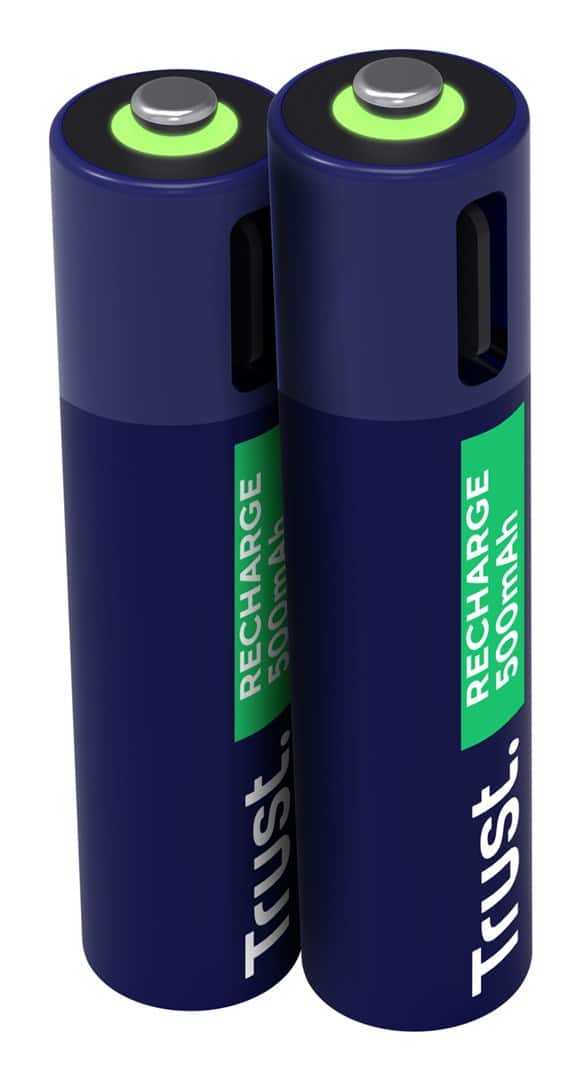 Baterie AAA Trust USB-C RECHARGEABLE BATTERIES 2P — zdjęcie 1 z 7