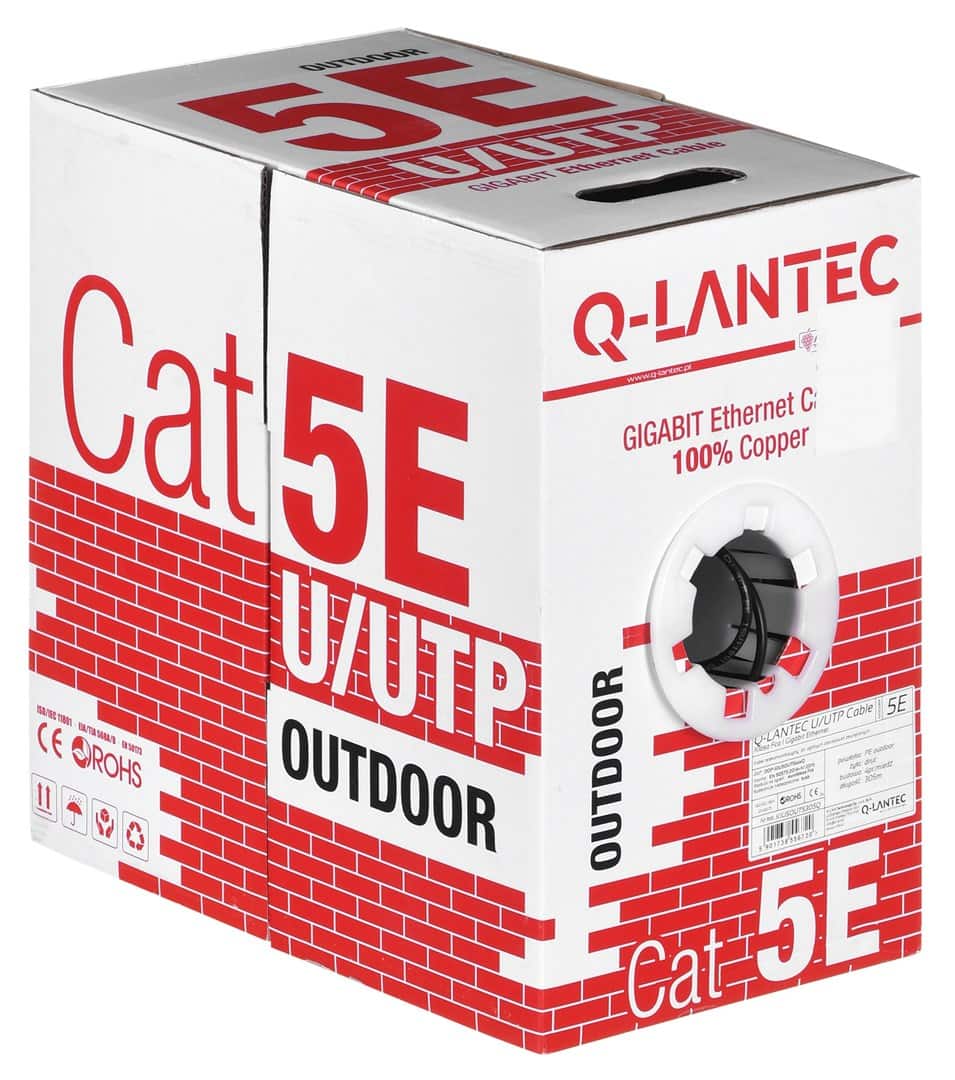 Q-LANTEC Kabel sieciowy UTP kat.5e PE 305m — zdjęcie 1 z 4