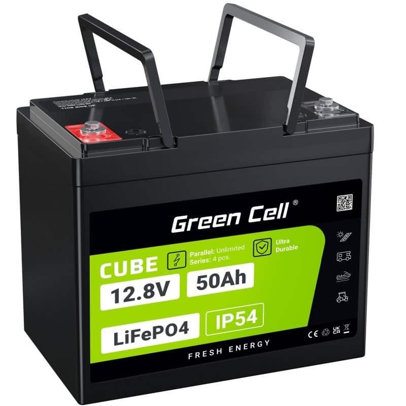 GREEN CELL AKUMULATOR LIFEPO4 50AH 12V/12.8V — zdjęcie 1 z 8