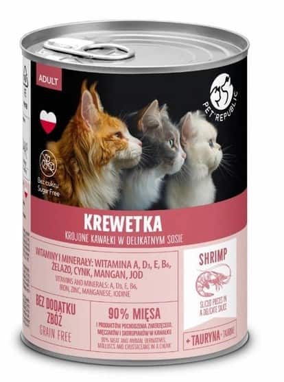PetRepublic dla kota (adult) z krewetką 400 g