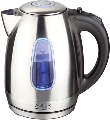 Czajnik elektryczny Adler AD1223 (2000W, 1.7l, stal nierdzewna) — zdjęcie 1 z 6