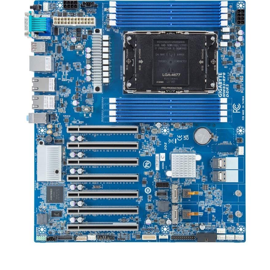 Płyta główna Gigabyte MW83-RP0 LGA4677 Intel Xeon W-2400/W-3400 — zdjęcie 1 z 5