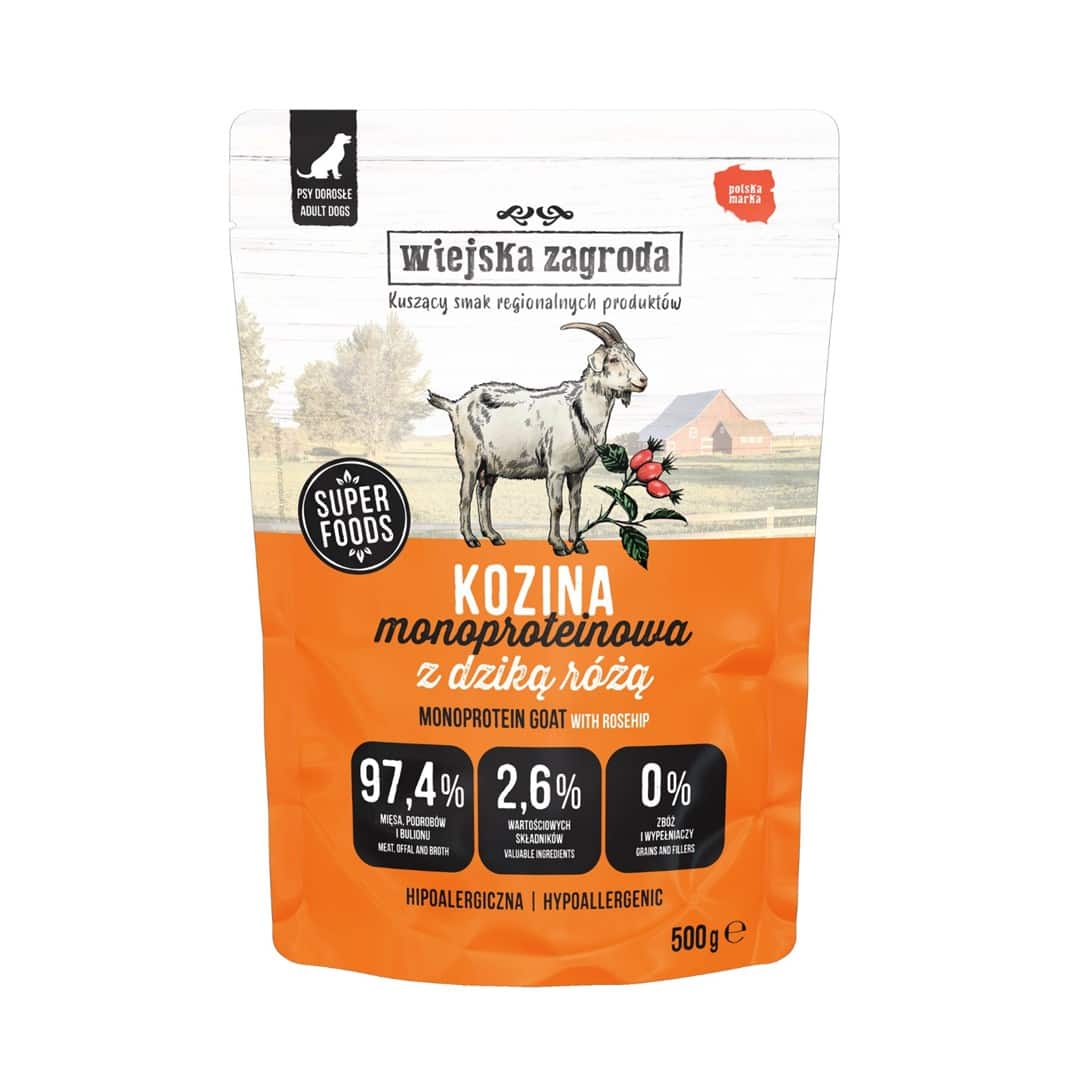 Wiejska Zagroda Kozina 500g - Mokra Karma Psa — zdjęcie 1 z 2