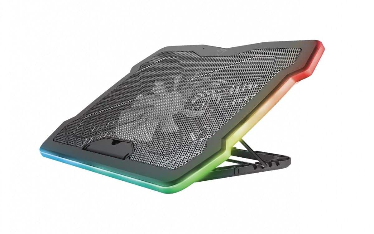 Podstawka chłodząca TRUST GXT1126 AURA LAPTOP COOLING STAND — zdjęcie 1 z 4