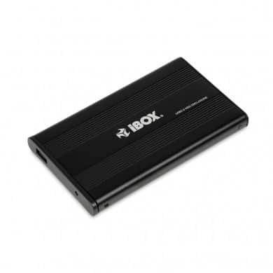 Obudowa IBOX HD-01 ZEW. 2,5" USB 2.0 IEU2F01 (2.5"; USB 2.0; Aluminium; kolor czarny) — zdjęcie 1 z 6