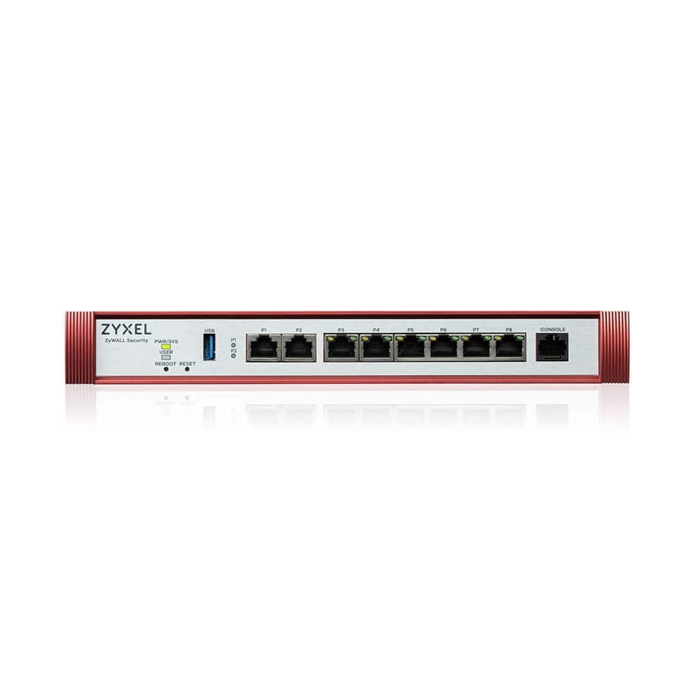 Firewall Zyxel USGFLEX200H 8xWAN/LAN SPI firewall: 6500 Mbps Max. IPsec VPN: 100 — zdjęcie 1 z 4