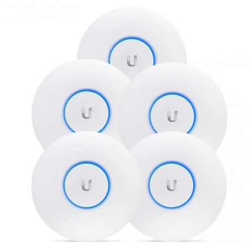 Access Point Wi-Fi 5 Ubiquiti UniFi AC Pro 2.4GHz(3x3)/5GHz(3x3) PoE/Passive48V 2x1G 5pak — zdjęcie 1 z 5