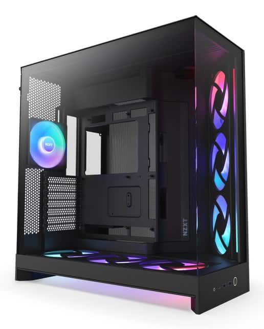 NZXT OBUDOWA H9 FLOW RGB+ MIDI TOWER Z OKNEM CZARNA — zdjęcie 1 z 8