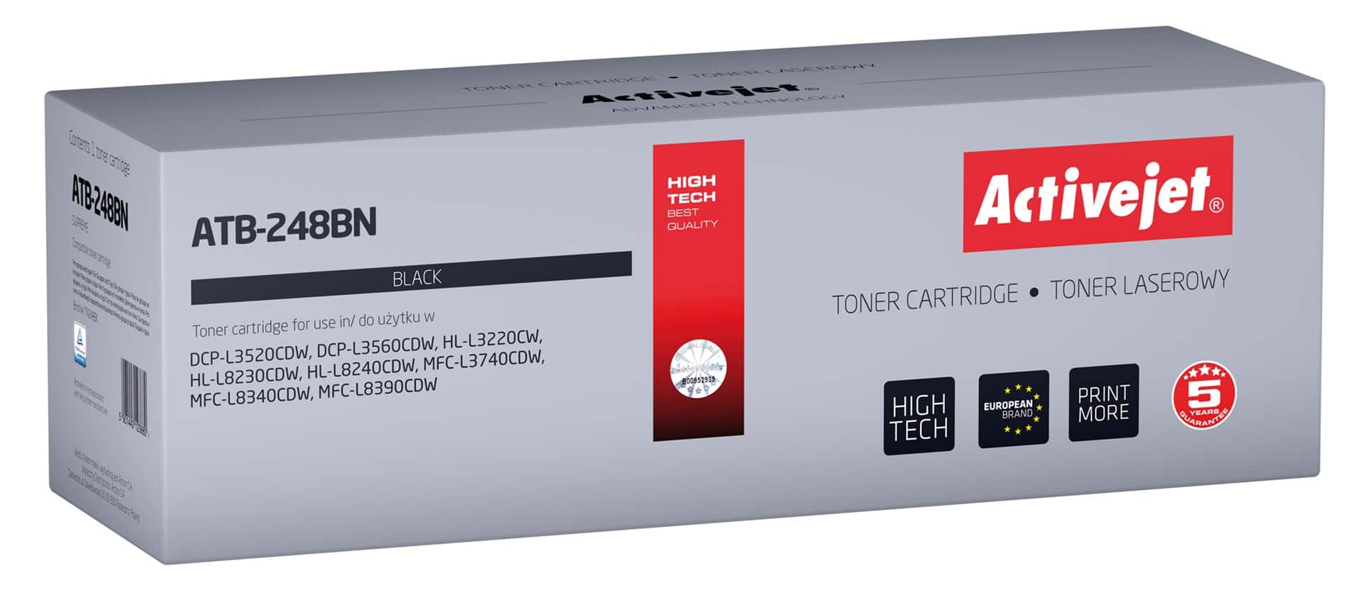 Activejet ATB-248BN Toner Zamiennik dla Brother DCP, HL