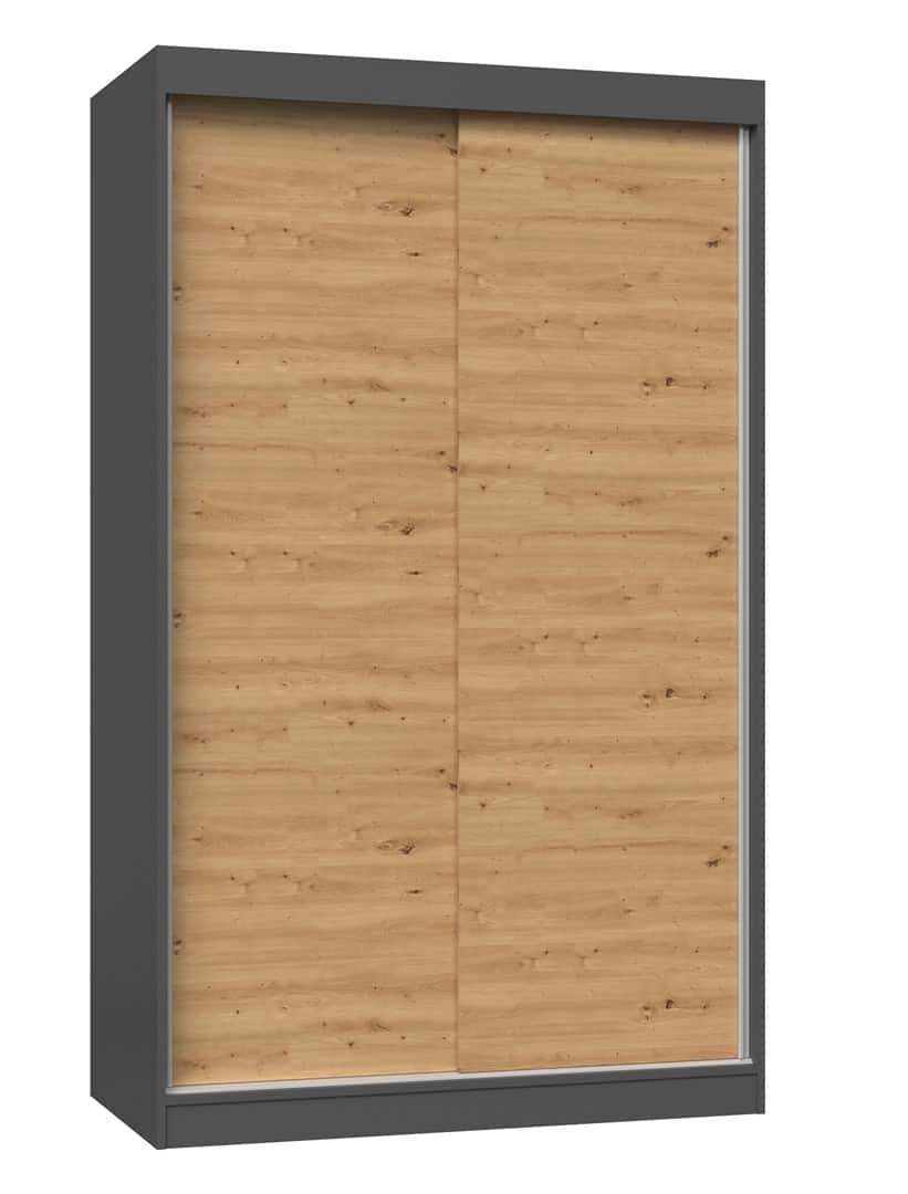 Szafa IGA 120x61xH200 antracyt/artisan — zdjęcie 1 z 2