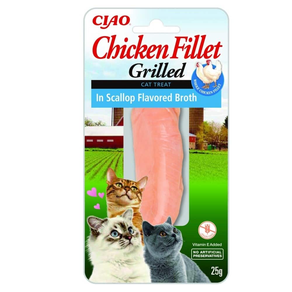 INABA CAT CHICKEN FILLET IN SCALLOP BROTH 25g — zdjęcie 1 z 6