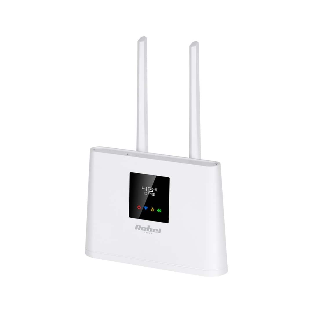 REBEL ROUTER 4G LTE RB-0702 - Biały Biurkowy — zdjęcie 1 z 8