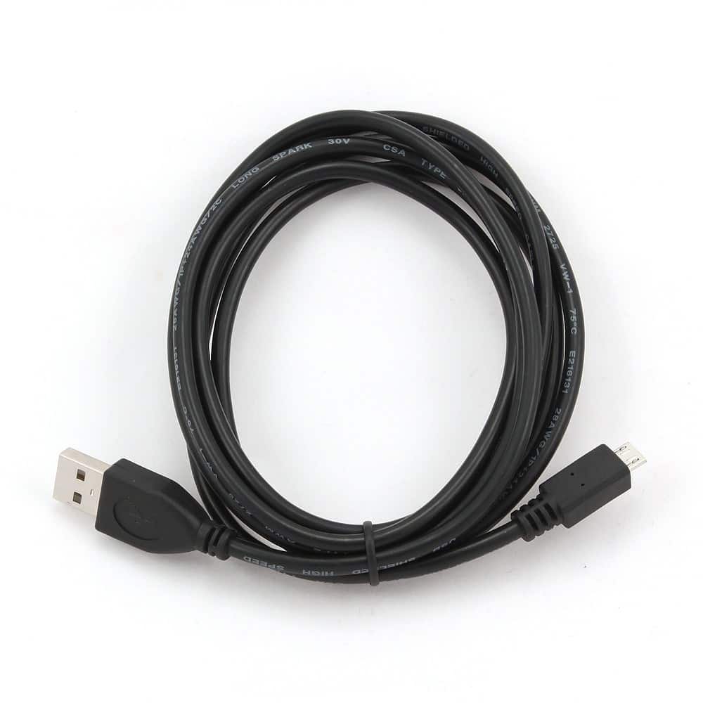 Kabel GEMBIRD CCP-MUSB2-AMBM-1M, 1m, czarny — zdjęcie 1 z 2