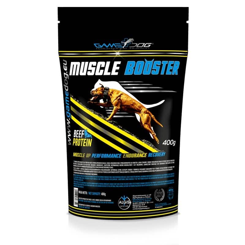 Game Dog Muscle Booster wspiera budowanie masy mięśniowej dla psa 400g — zdjęcie 1 z 2