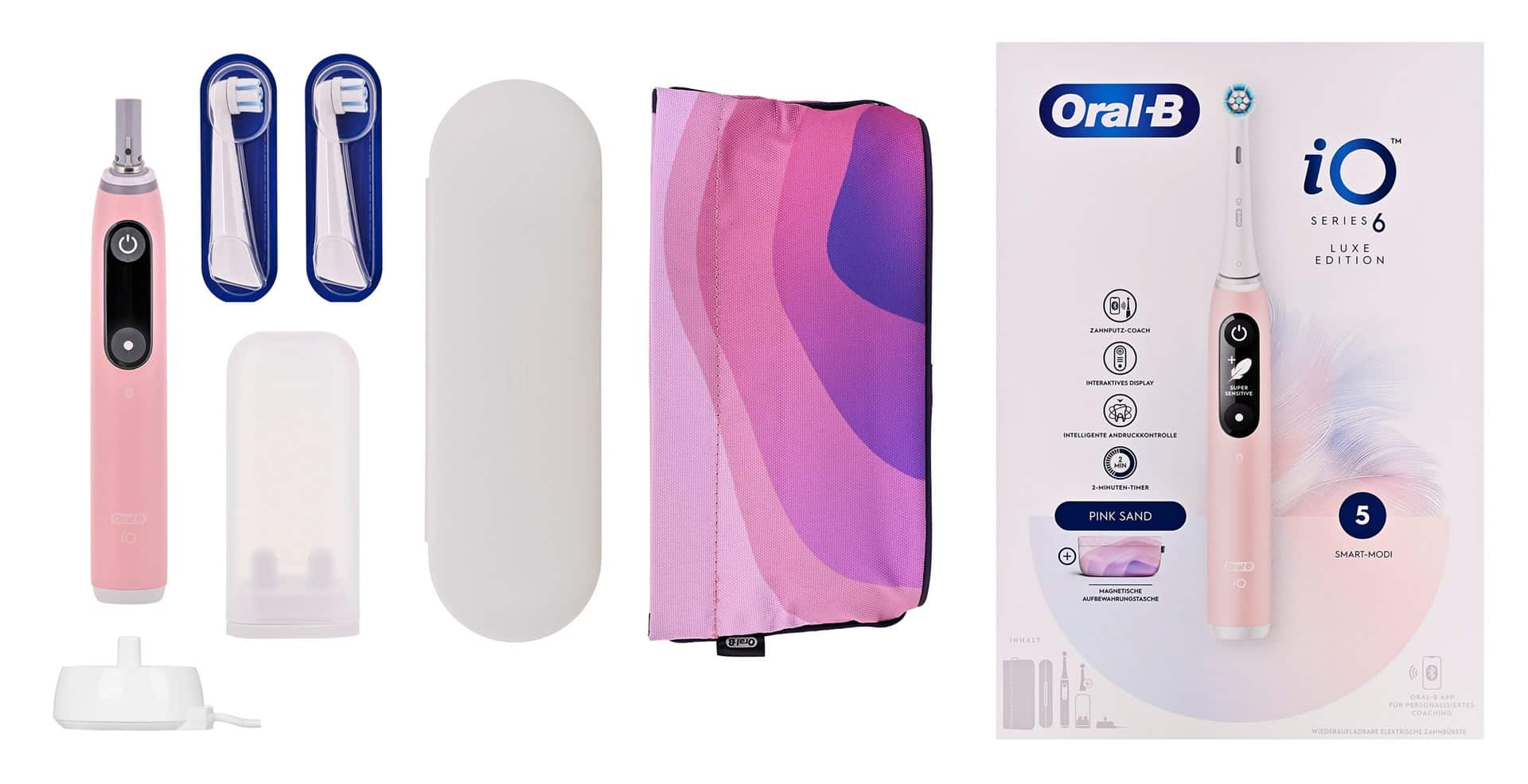 Szczoteczka elektryczna Oral-B iO Series 6 Pink Sand Luxe Edition — zdjęcie 1 z 8