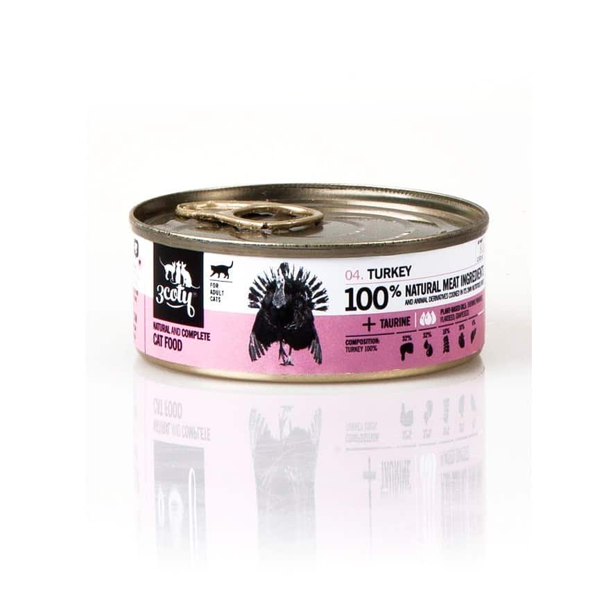 3Coty TURKEY for Adult cats 80g — zdjęcie 1 z 8