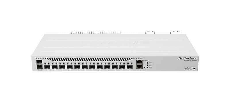 Router Mikrotik CCR2004-1G-12S+2XS Total Ethernet  Ports:13; Architecture:ARM 64bit; CPU core:4 — zdjęcie 1 z 6