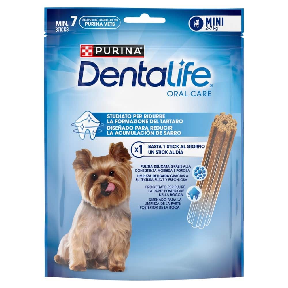 PURINA Dentalife Extra Mini -  przekąska dentystyczna dla psa - 69 g — zdjęcie 1 z 7