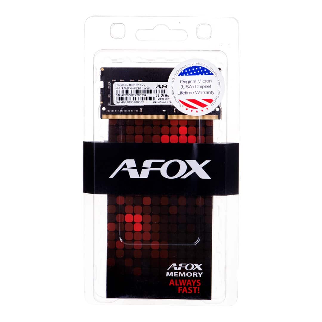 AFOX SO-DIMM DDR4 8G 2400MHZ AFSD48EH1P