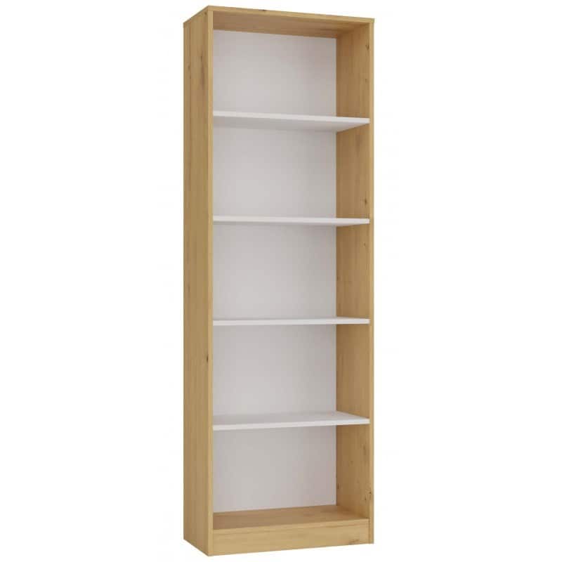 REGAŁ NA KSIĄŻKI 60 CM ARTISAN/BIEL — zdjęcie 1 z 8