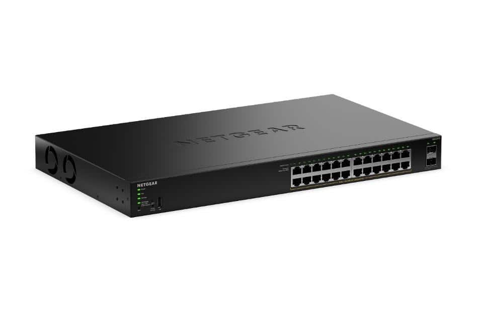 Switch Netgear GS324TP-200EUS 26p PoE 190W (PoE+: 24p) Managed Gigabit — zdjęcie 1 z 4