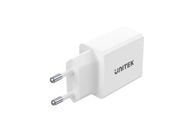 UNITEK ŁADOWARKA 2X USB-A, 12W, BIAŁA, P1113A-EU — zdjęcie 1 z 4