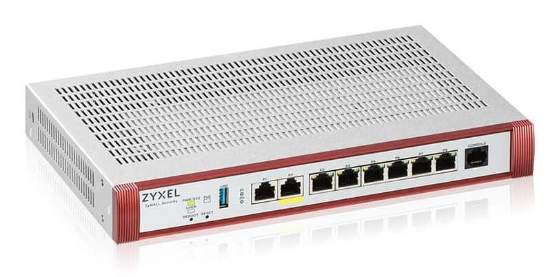Firewall Zyxel USGFLEX100HP 8xWAN/LAN SPI firewall: 4000 Mbps Max. IPsec VPN: 50 — zdjęcie 1 z 2
