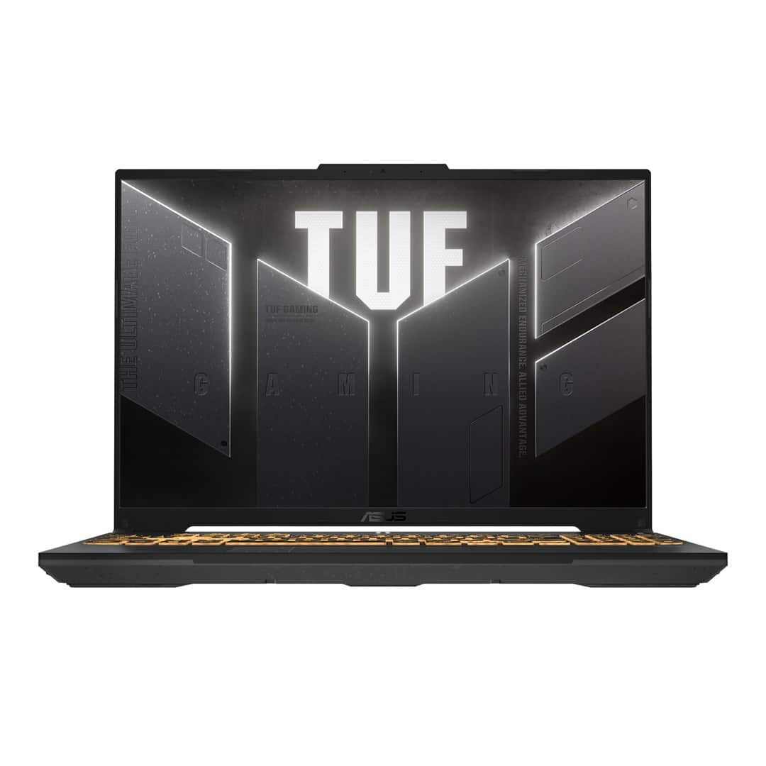 ASUS TUF Gaming F16 FX607VJ-RL001W Core 5 210H 16.0"FHD+ 144Hz IPS-level 300nits AG 16GB DDR4 3200 SSD512 GeForce RTX 3050 6GB WLAN+BT LAN Cam720p 56WHrs Win11 Mecha Gray — zdjęcie 1 z 8
