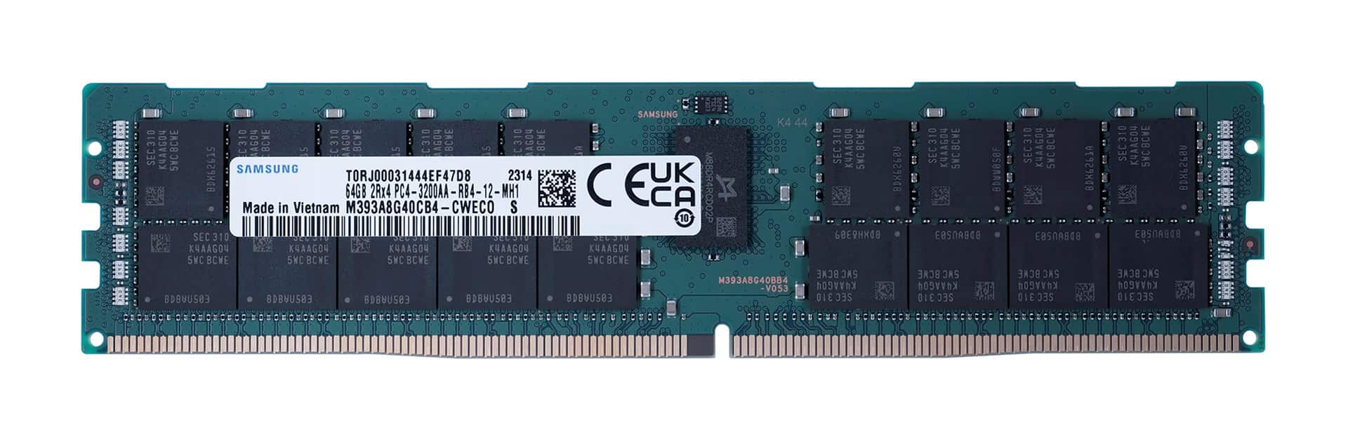 Samsung RDIMM 64GB DDR4 3200MHz ECC Registered — zdjęcie 1 z 3
