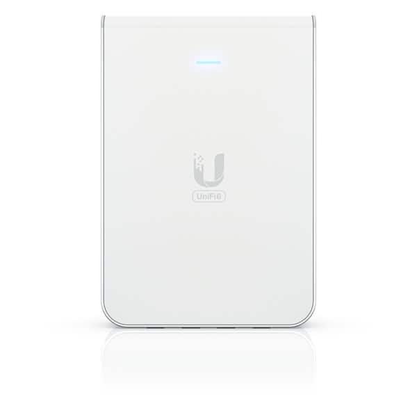 Access Point Wi-Fi 6 Ubiquiti UniFi U6 In-Wall 2.4GHz(2x2)/5GHz(4x4)/6GHz(–) PoE+/PoE 4x1G 1x2,5G — zdjęcie 1 z 8
