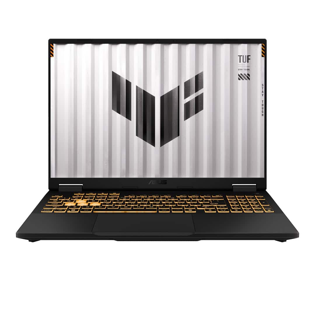 ASUS TUF Gaming F16 FX608JH-I5165W i5-13450HX 16.0"FHD+ IPS-level 300nits AG 16GB DDR5 5600 SSD512 GeForce RTX 5050 8GB WLAN+BT LAN Cam1080p 90WHrs W11 Jaeger Gray — zdjęcie 1 z 8
