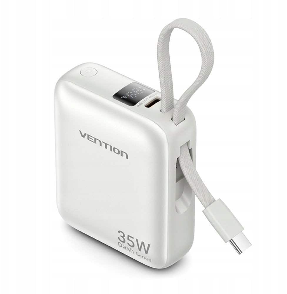Powerbank Vention 10000mAh 35W PD Beżowy — zdjęcie 1 z 3