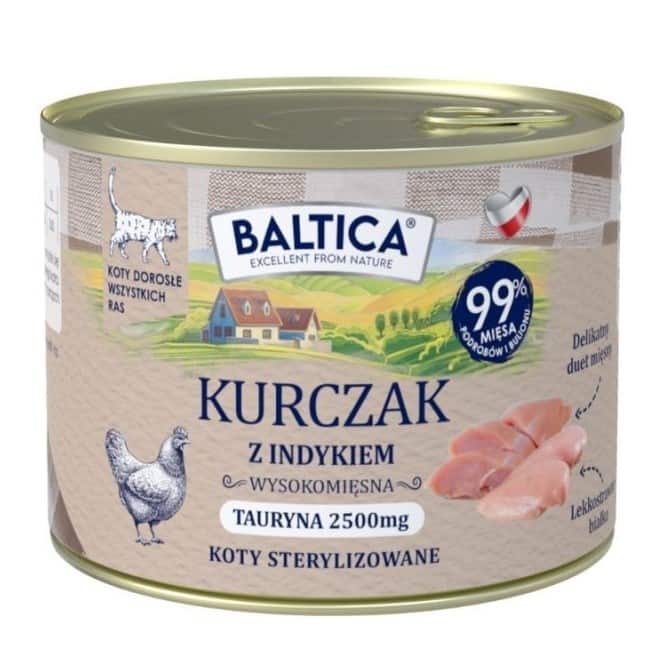 BALTICA SMAKI REGIONÓW Kot dorosły Kurczak z indykiem  185g