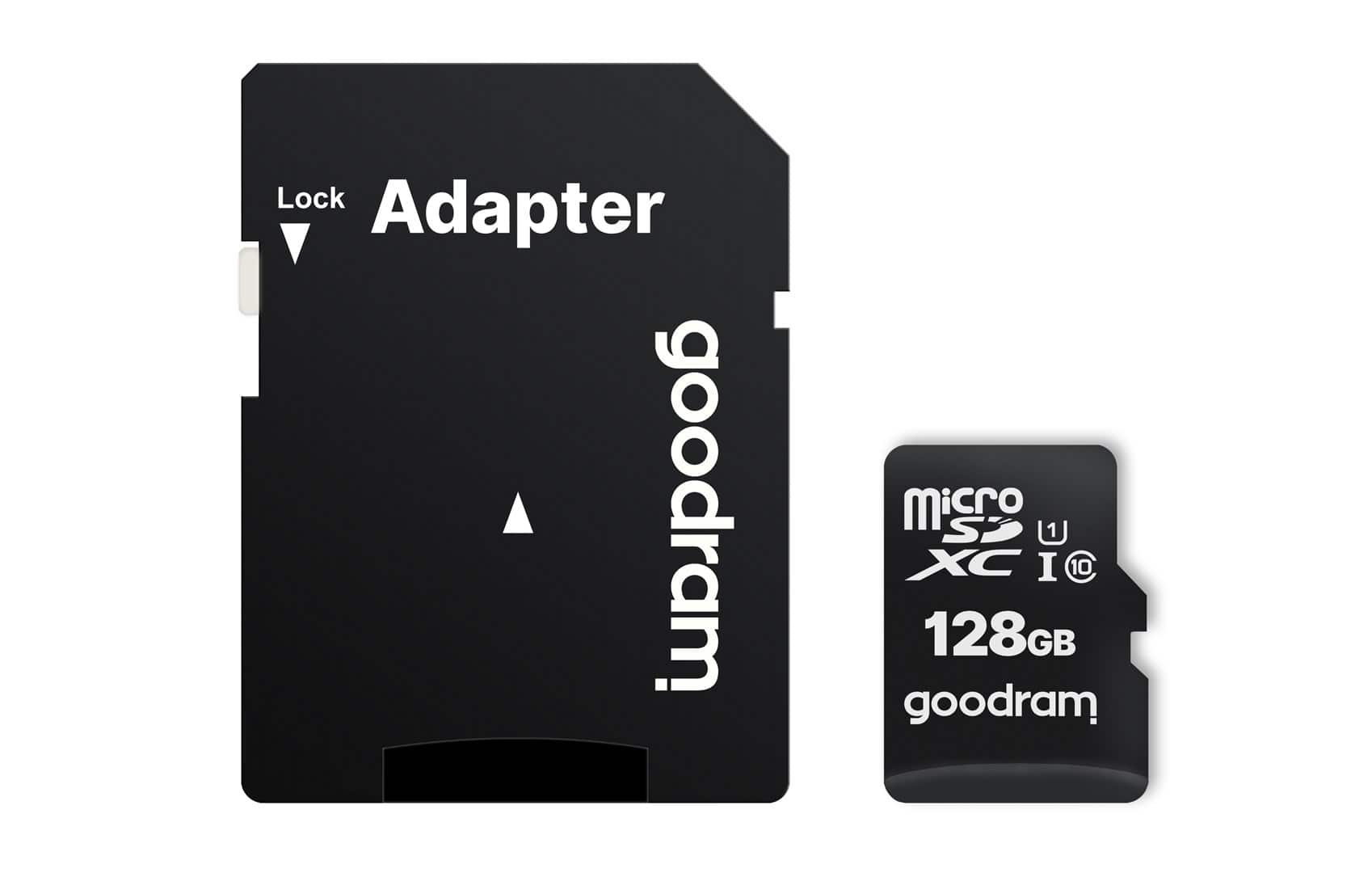 Karta pamięci GoodRam M1AA-1280R12 (128GB; Class 10; Adapter) — zdjęcie 1 z 3