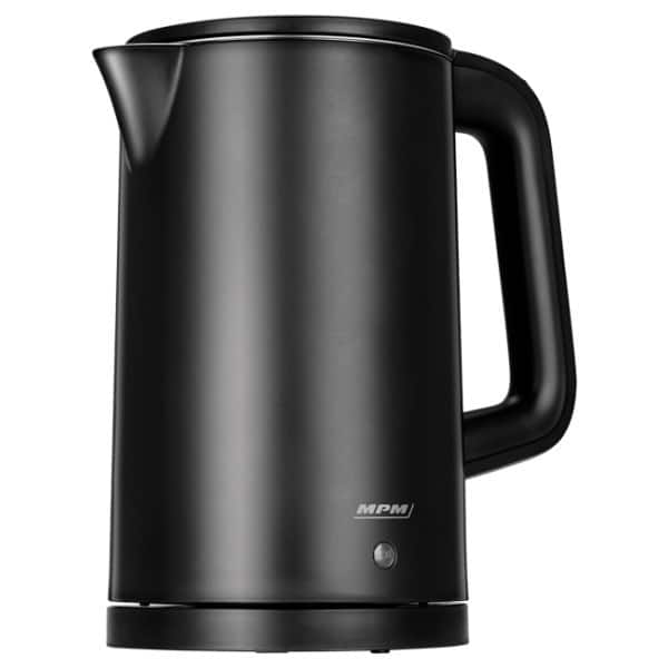 Czajnik bezprzewodowy MPM MCZ-105/C czarny 1,7L podwójne ścianki — zdjęcie 1 z 5