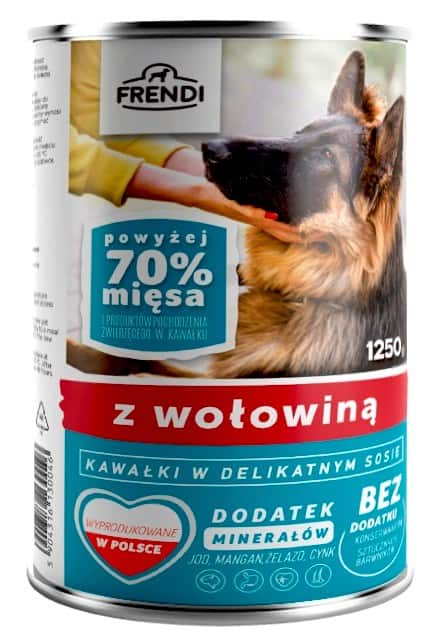 Frendi puszka dla psa z wołowiną 1250 g