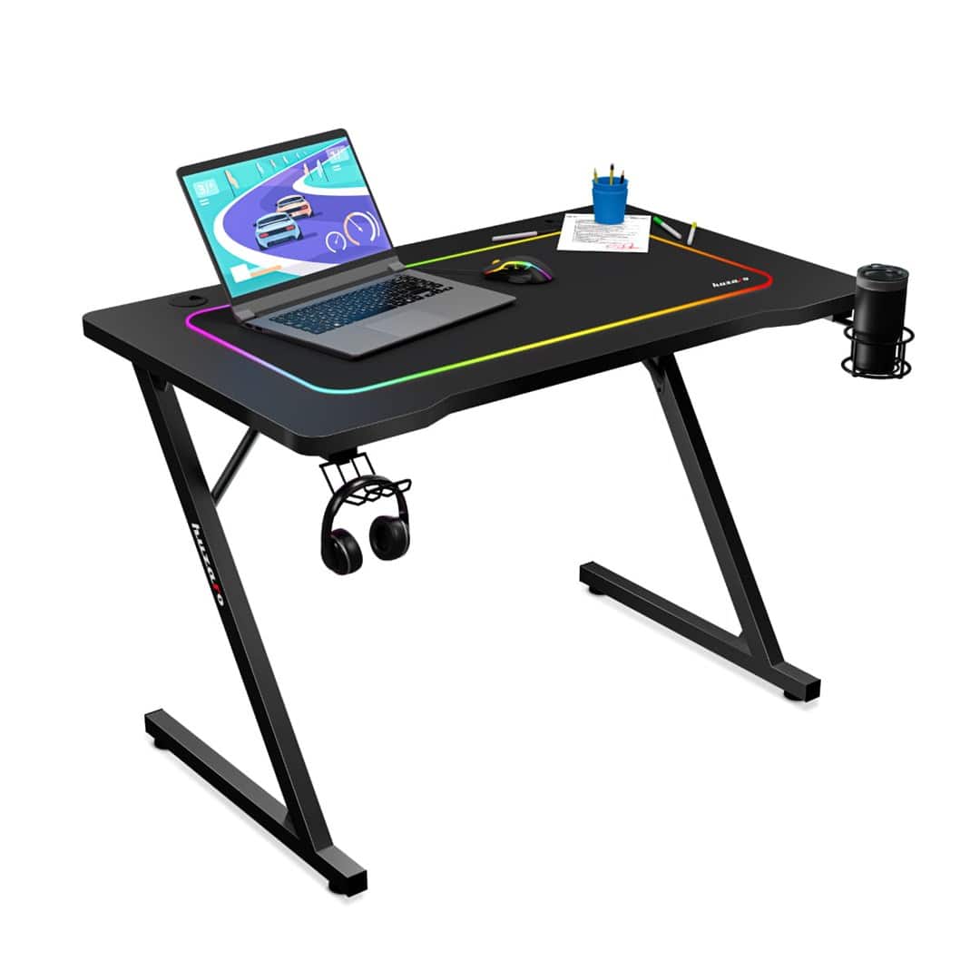 Biurko gamingowe Huzaro Hero 1.8 Black — zdjęcie 1 z 7
