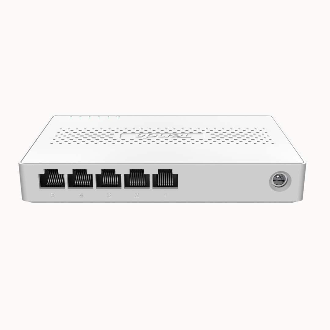 Switch Tenda SM105 Biały z LED — zdjęcie 1 z 3