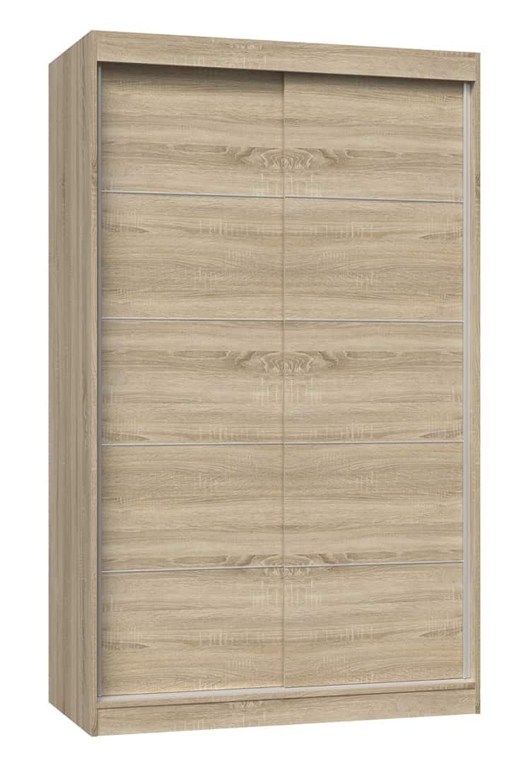 Szafa IGA 120x61xH200 sonoma z drzwiami przesuw. — zdjęcie 1 z 2