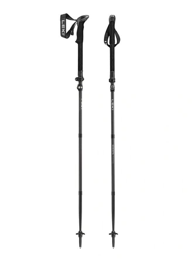 Kije trekkingowe LEKI SHERPA FX, 120-140cm czarne — zdjęcie 1 z 6