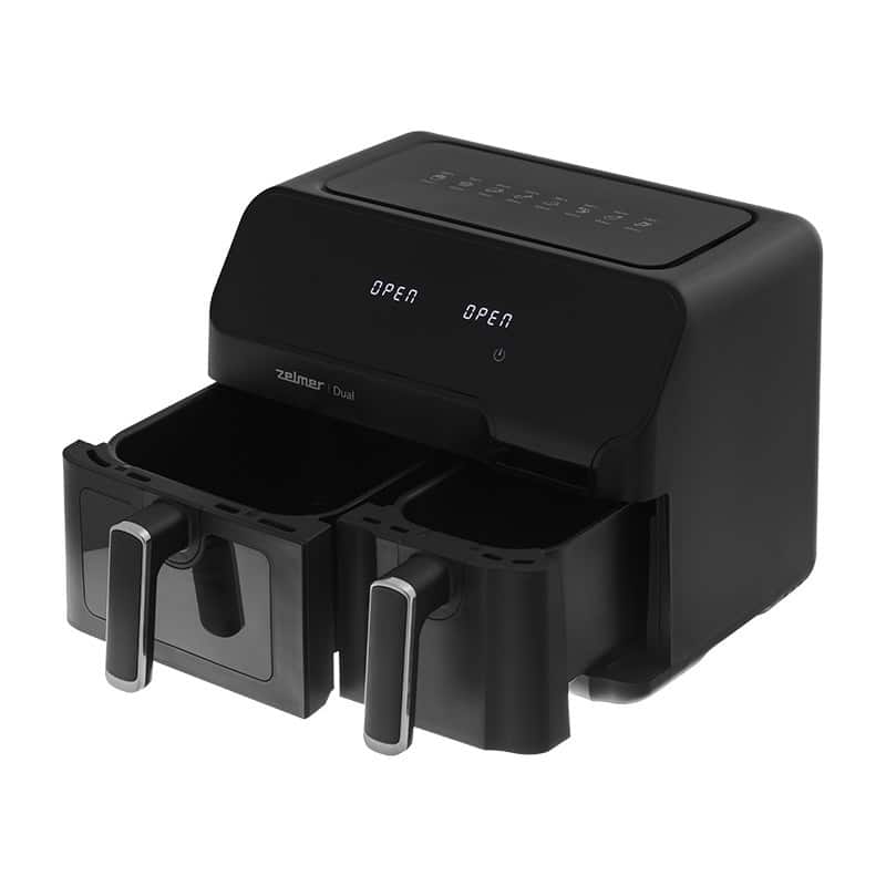 Frytkownica beztłuszczowa Air Fryer ZELMER ZAF900 5,5l Dual z podwójnym koszem — zdjęcie 1 z 8