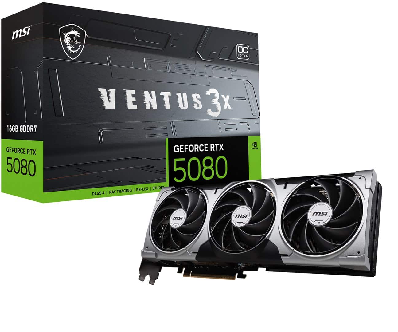 Karta graf. MSI RTX 5080 16G VENTUS 3X OC — zdjęcie 1 z 8