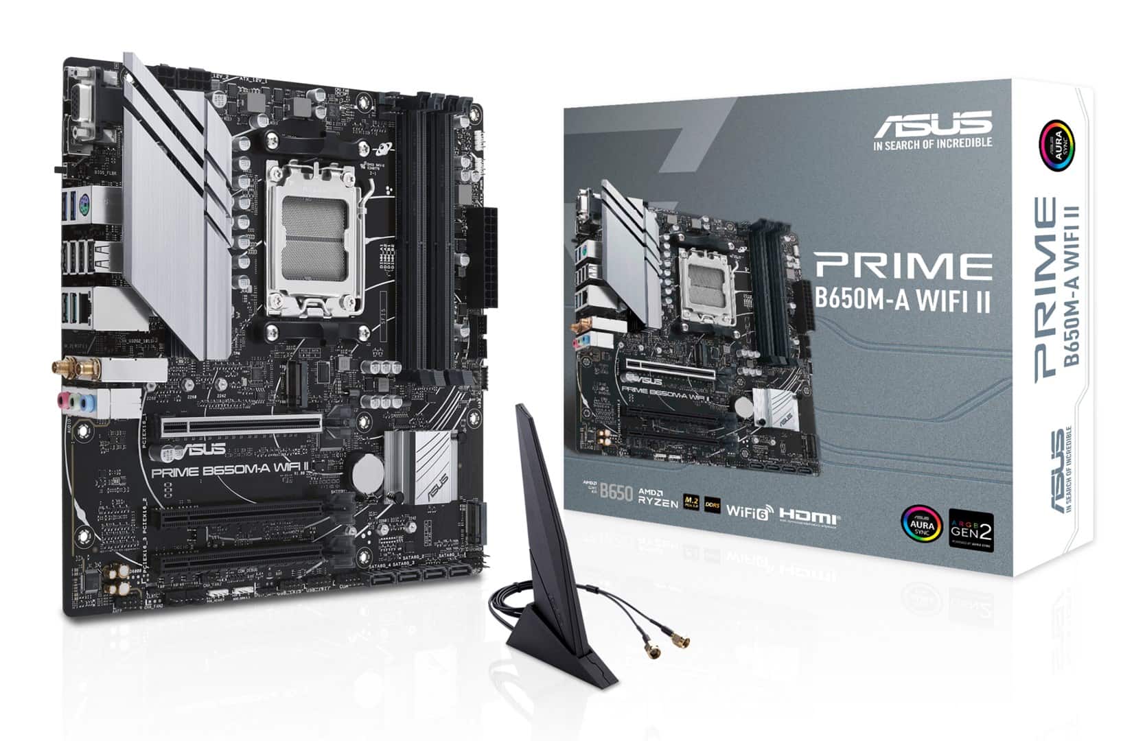 Płyta główna ASUS PRIME B650M-A WIFI II dla AMD Ryzen 7 — zdjęcie 1 z 7