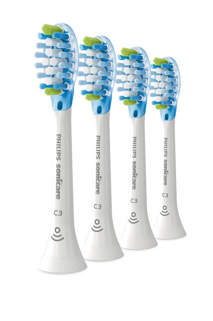 Główki szczoteczki do zębów Philips Sonicare HX9044/87, 4 szt., 62000 ruchów/min, białe — zdjęcie 1 z 3